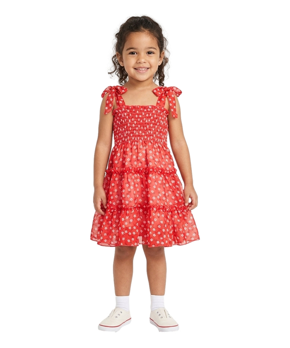 Girl Mix Colors Lined Chiffon Dress (2-4) $6.00 (5-8) $7.00 and (10-14) $7.50 Per Piece. DR1956