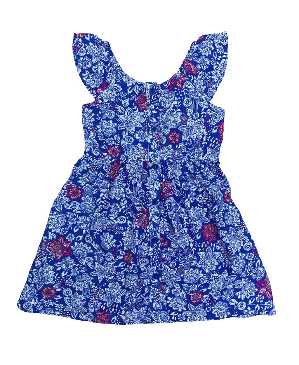 Tropical Rayon Floral Dress (2-4), (5-8) $6.00 Per Piece. DR2120