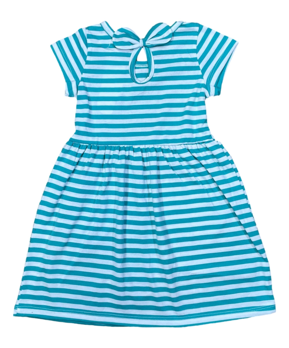 Stripe Kitty Cat Pocket Dress 2-4, 5-8, 10-14  $6 Per Piece. DR2236