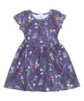 Tropical Fun Floral Cotton Dress (2-4),  (5-8) $6.00 Per Piece. DR2237