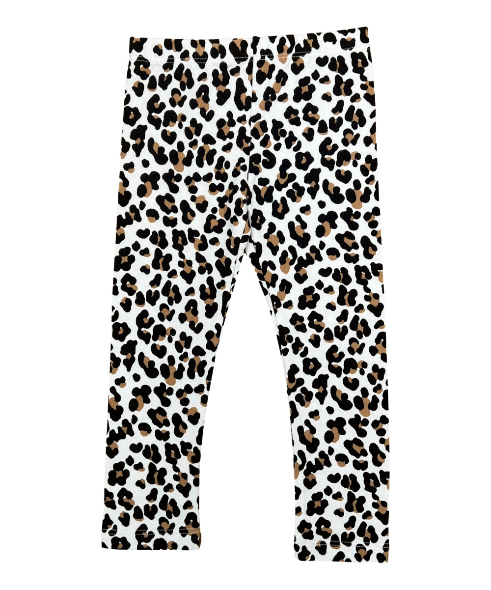 Girl Cotton Leggings - Brown Leopard (2-12) $3.25 Per piece GB700