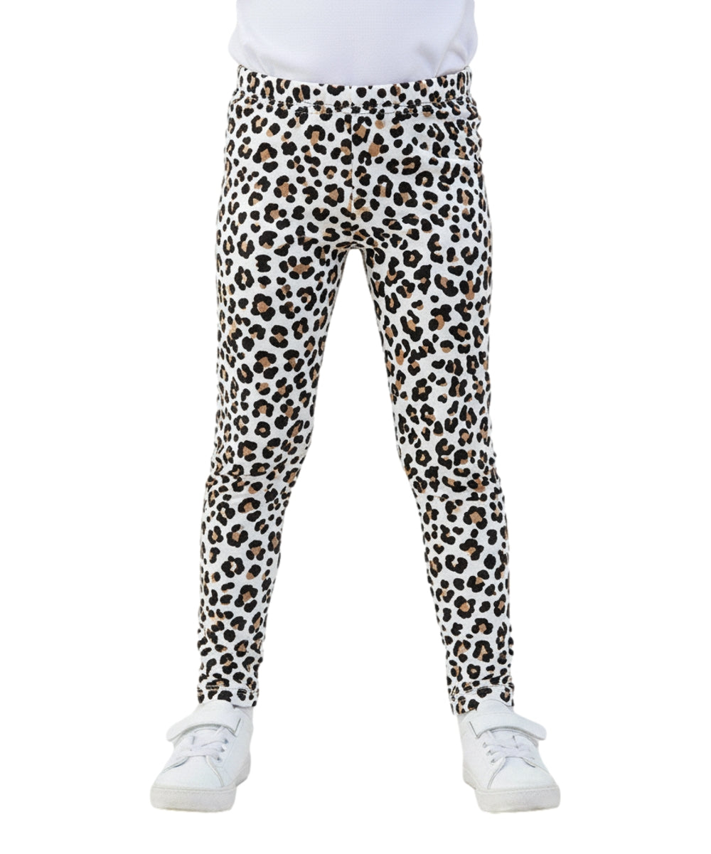 Girl Cotton Leggings - Brown Leopard (2-12) $3.25 Per piece GB700