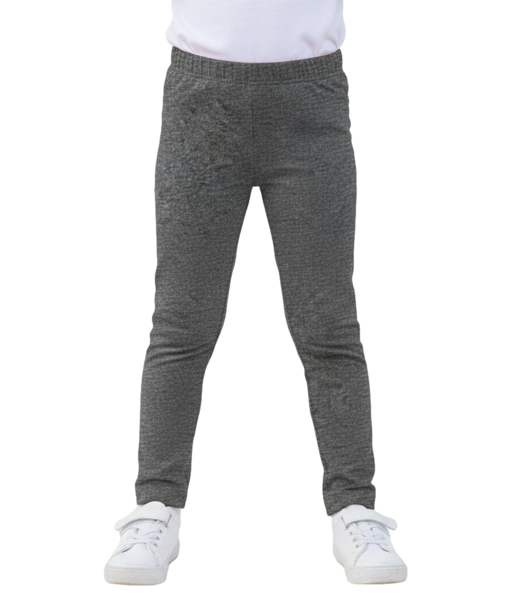 Girl Cotton Leggings- D.Grey (2-12) $3.25 Per piece GB700