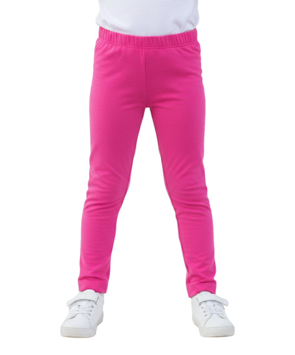 Girl Cotton Leggings - Hot Pink (2-12) $3.25 Per piece GB700