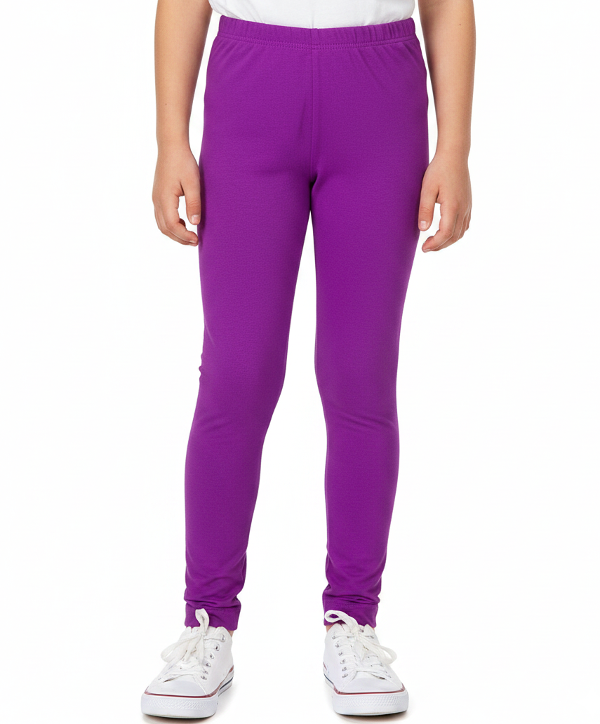 Girl Cotton Leggings - Orchid (2-12) $3.25 Per piece GB700