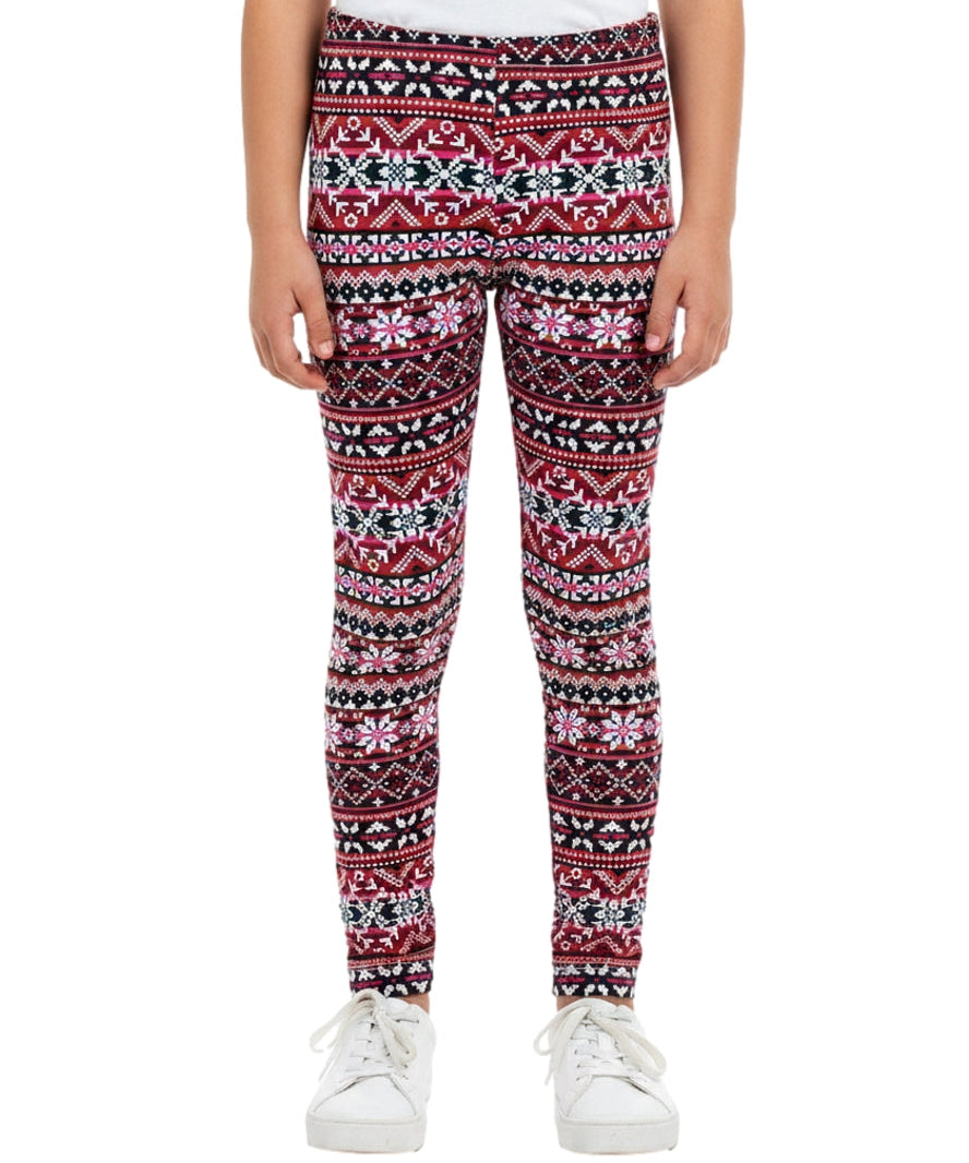 Girl Cotton Leggings - Snowflake (2-12) $3.25 Per piece GB700