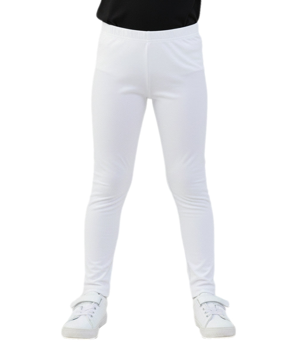 Girl Cotton Leggings - White (2-12) $3.25 Per piece GB700