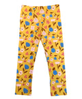 Girl Cotton Leggings - Yellow Floral (2-12) $3.25 Per piece GB700
