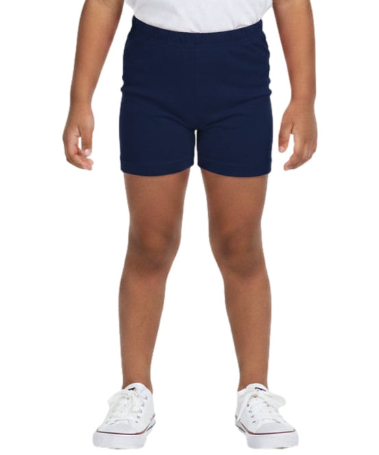 Girl Legging Biker shorts Navy  (2-12) $2.50 Per piece GB703L