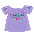 Girl Off The Shoulder Embroidered Blouse - Pink 2-12 (6 Pack) $4.00 per piece GB710