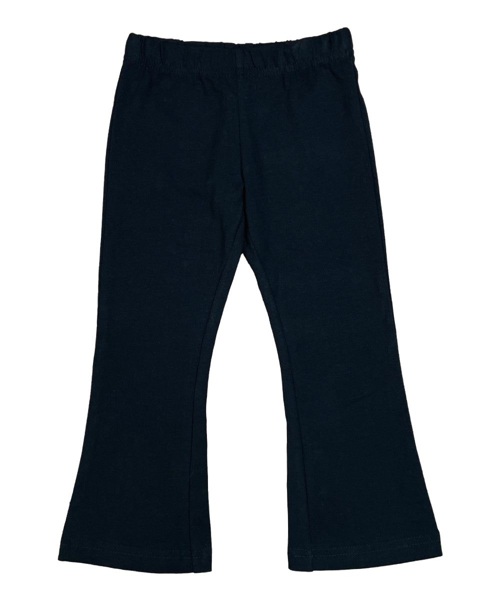 Girl Flare Cotton Leggings - Black  (2-12) $4.00-$4.25 Per piece GB800