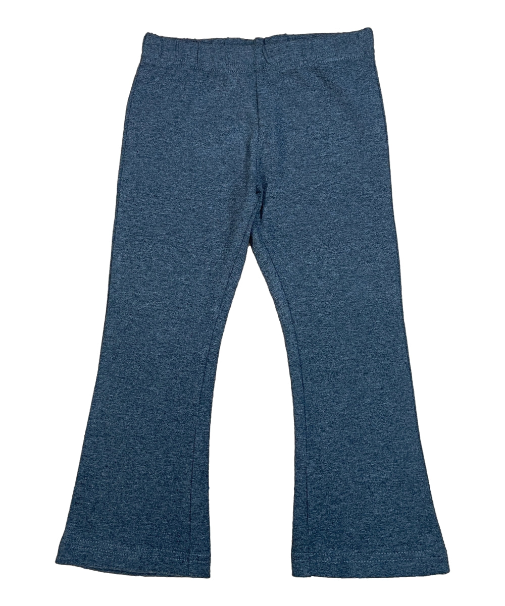 Girl Flare Cotton Leggings - D.Grey  (2-12) $4.00 Per piece GB800