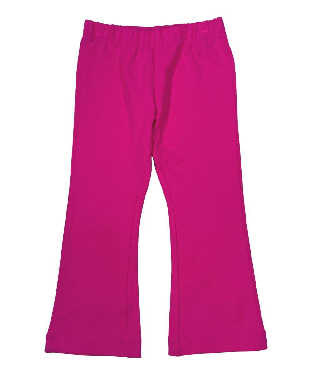 Girl Flare Cotton Leggings - Hot Pink  (2-12) $4.00 Per piece GB800