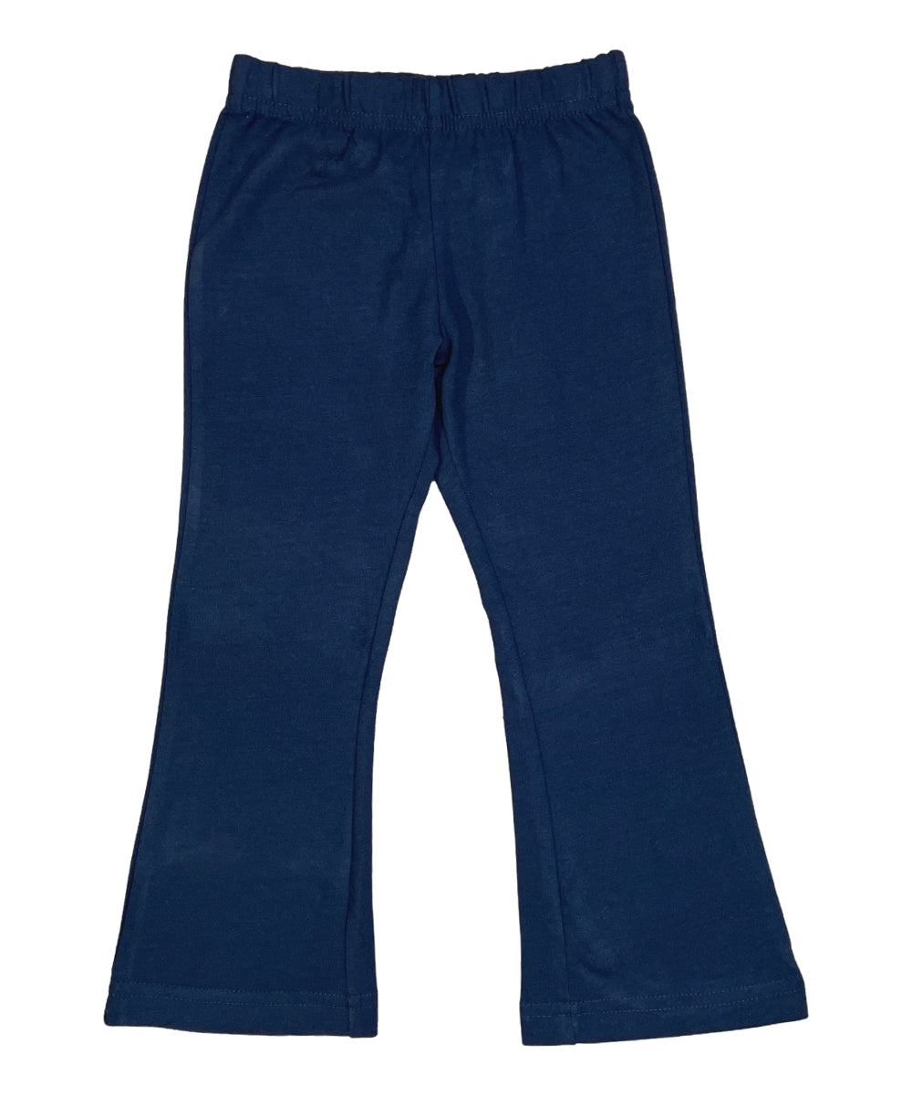 Girl Flare Cotton Leggings - Navy  (2-12) $4.00-$4.25 Per piece GB800