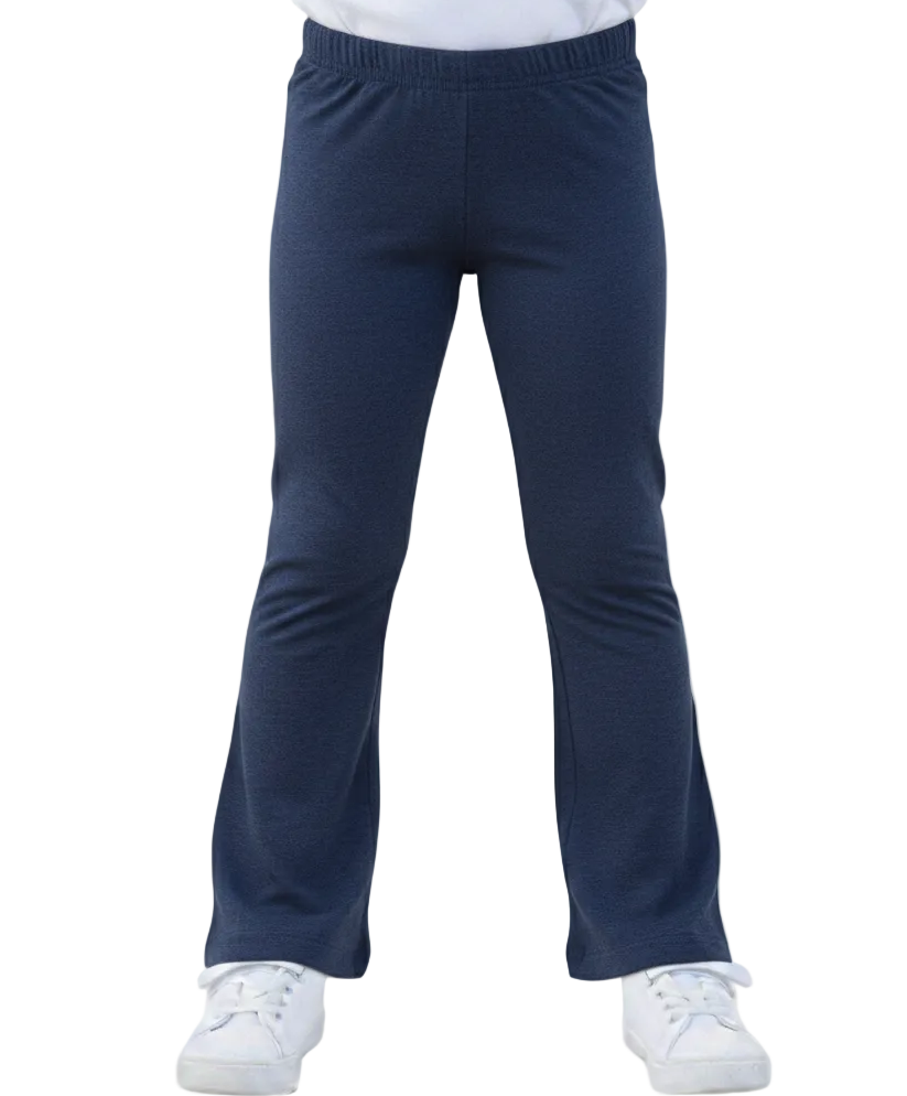 Girl Flare Cotton Leggings - Navy  (2-12) $4.00-$4.25 Per piece GB800