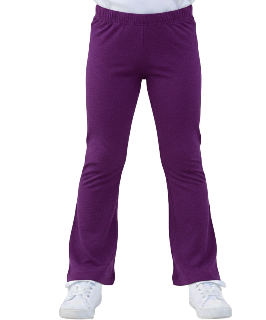 Girl Flare Cotton Leggings - Orchid  (2-12) $4.00 Per piece GB800
