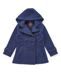 Girl Fleece Coat With Hood - Navy  (2-4) $9.00 and (S-XL) $10.00 Per Piece. GJ17109