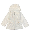 Girls Faux Fur Coat with Ear Hoodie - Off White (12m-24m) $9.00 (2-4) $10.00 (S-XL) $11.00 Per Piece. GJ22114