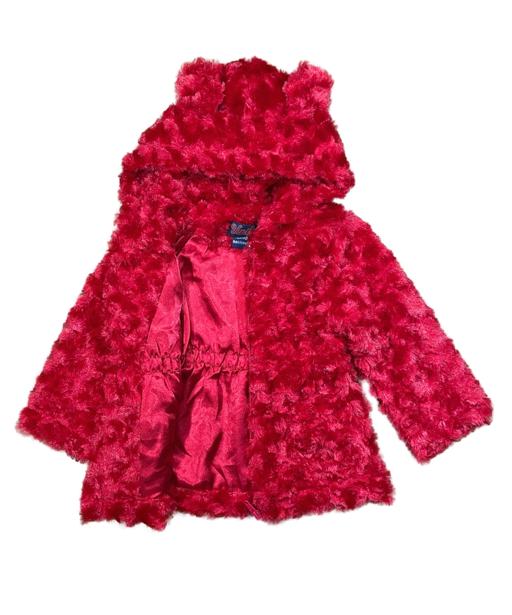 Girls Faux Fur Coat with Ear Hoodie - Lilac (12m-24m) $9.00 (2-4) $10.00 (S-XL) $11.00 Per Piece. GJ22114
