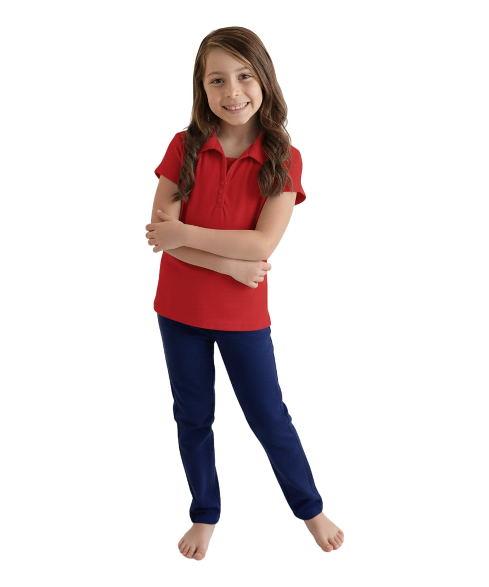 Girl's Uniform Triple Button Red $5.5-$5.75 Per Piece