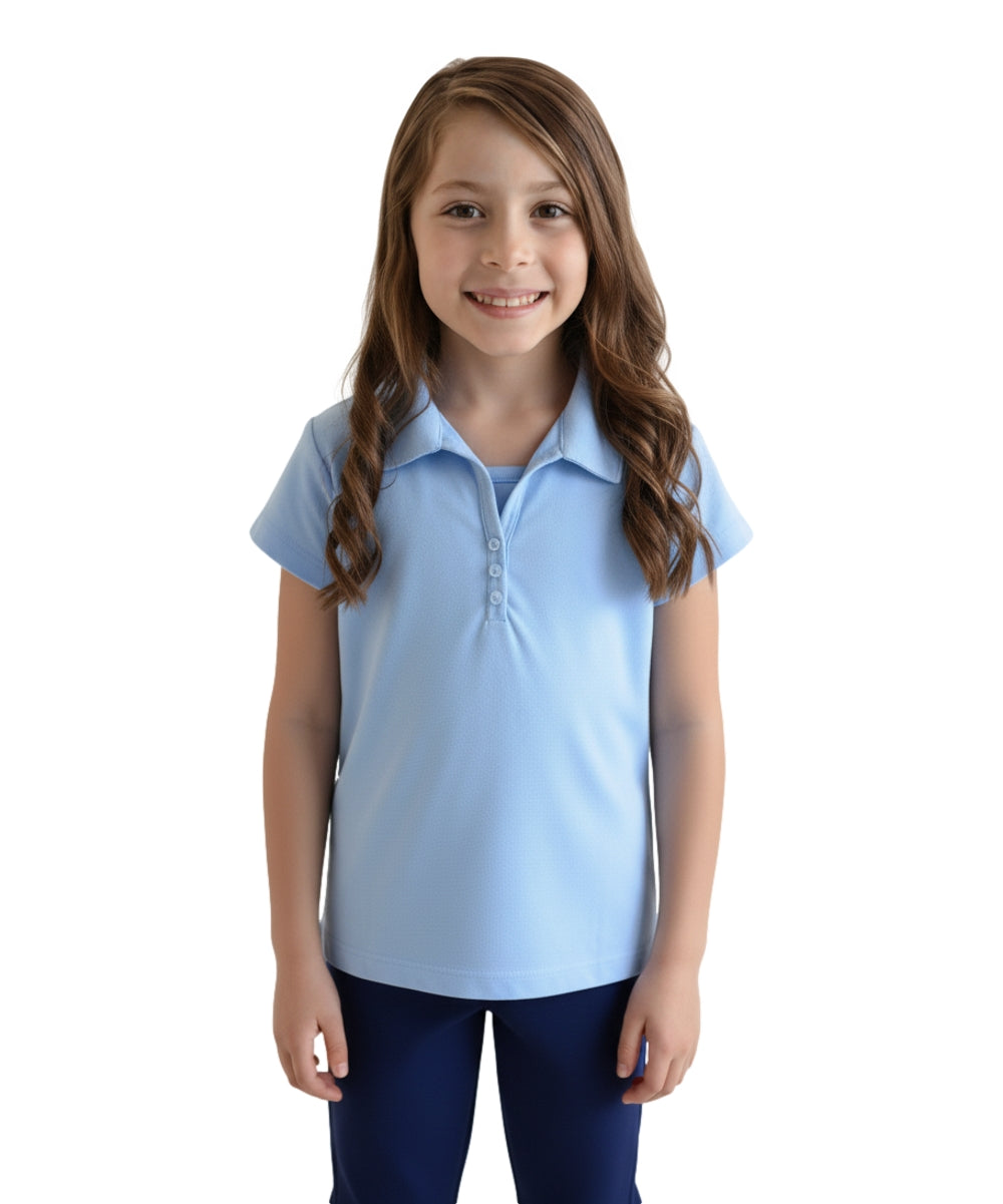 Girl's Uniform Triple Button Sky Blue $5.5-$5.75 Per Piece