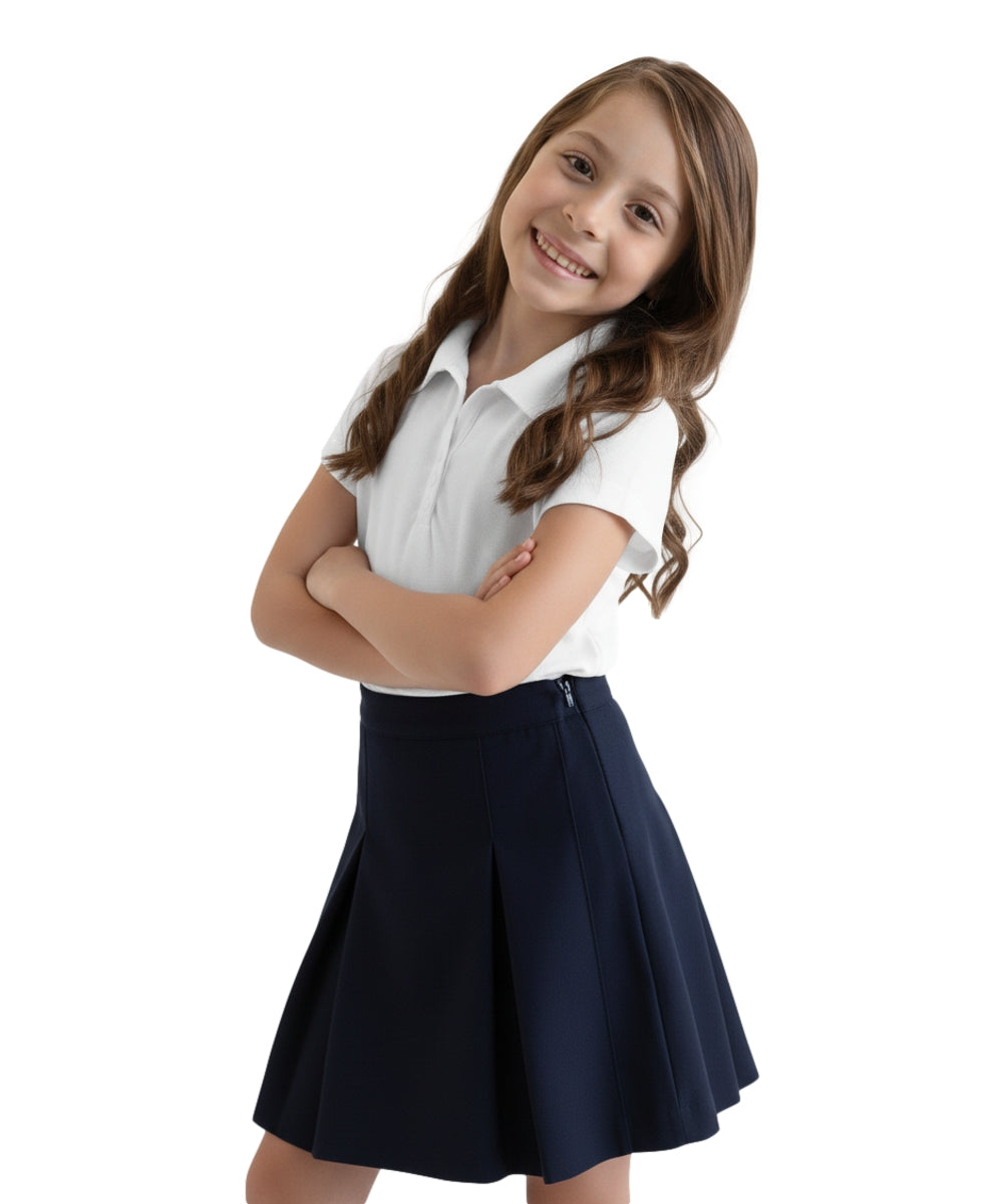 Girl's Uniform Triple Button White $5.5-$5.75 Per Piece