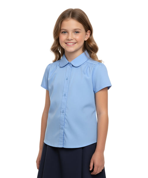 Button Up Girls Uniform Shirt (5-18) $5.75-$6.00 Per Piece GSU06