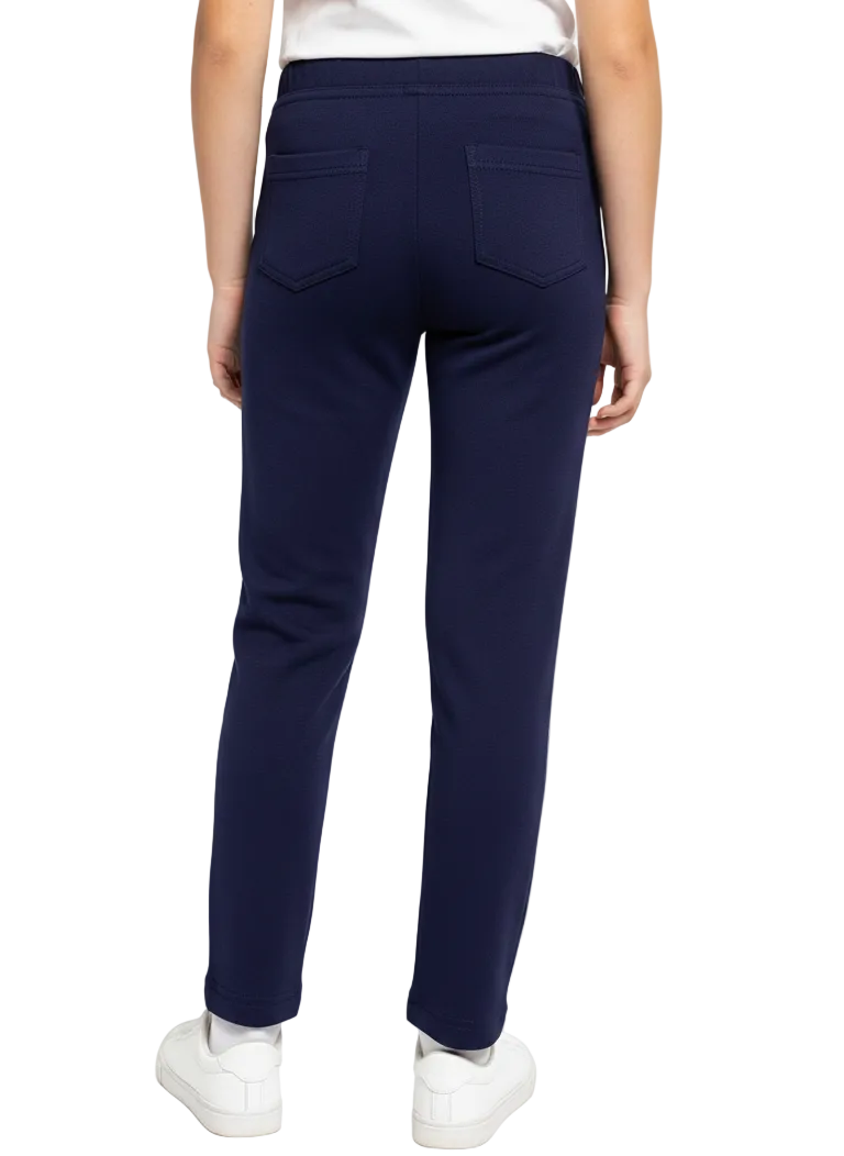 Girl Elastic Waist School Uniform Pants Navy (4/5-16) $6.75 Per Piece GU02