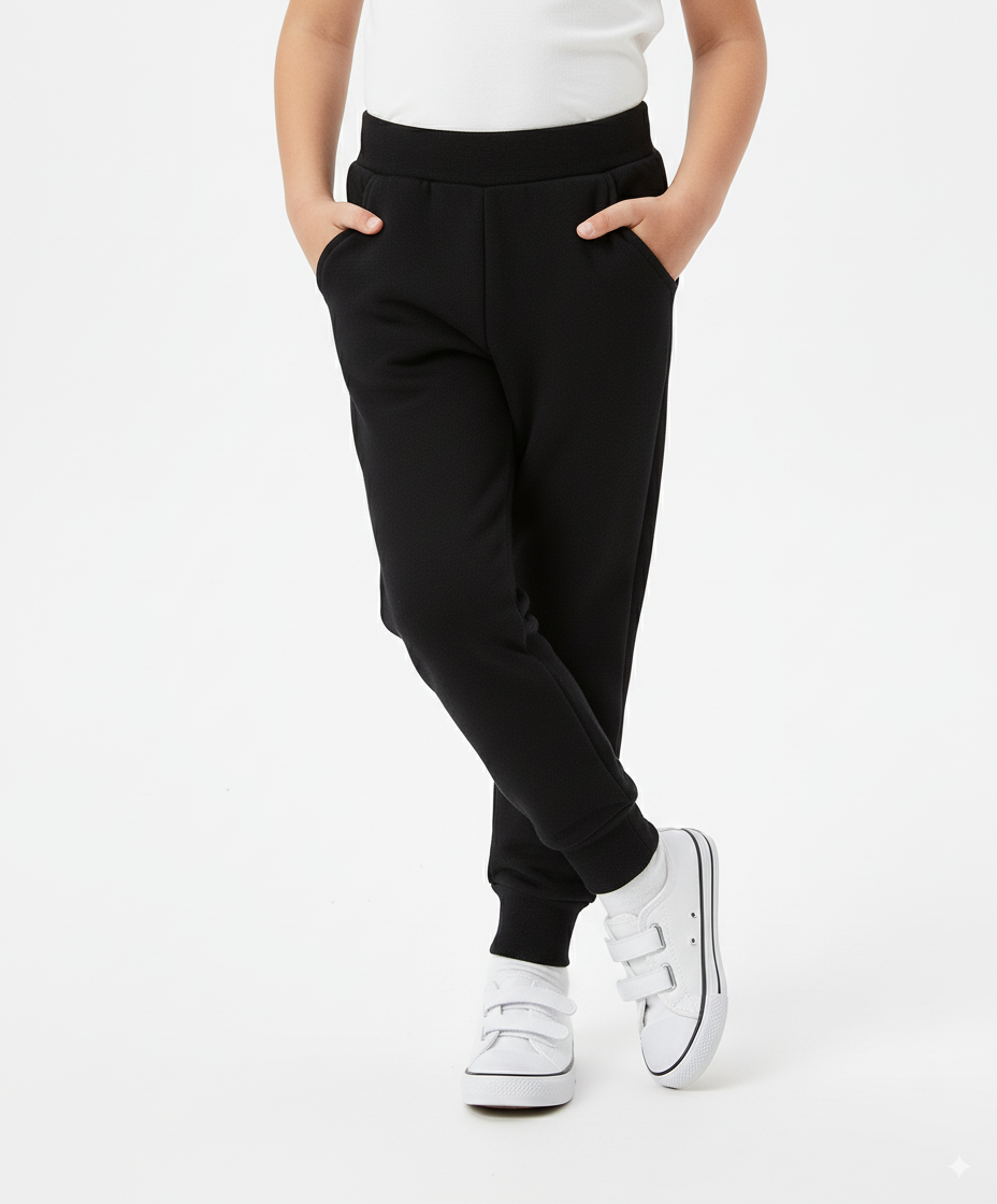 Fleece Joggers Black (2/3-16) $6.00 per piece-Unisex GUF21