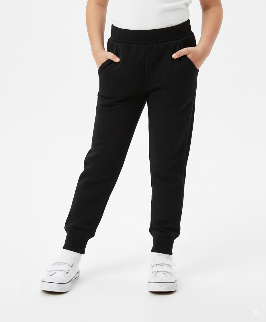 Fleece Joggers Black (2/3-16) $6.00 per piece-Unisex GUF21