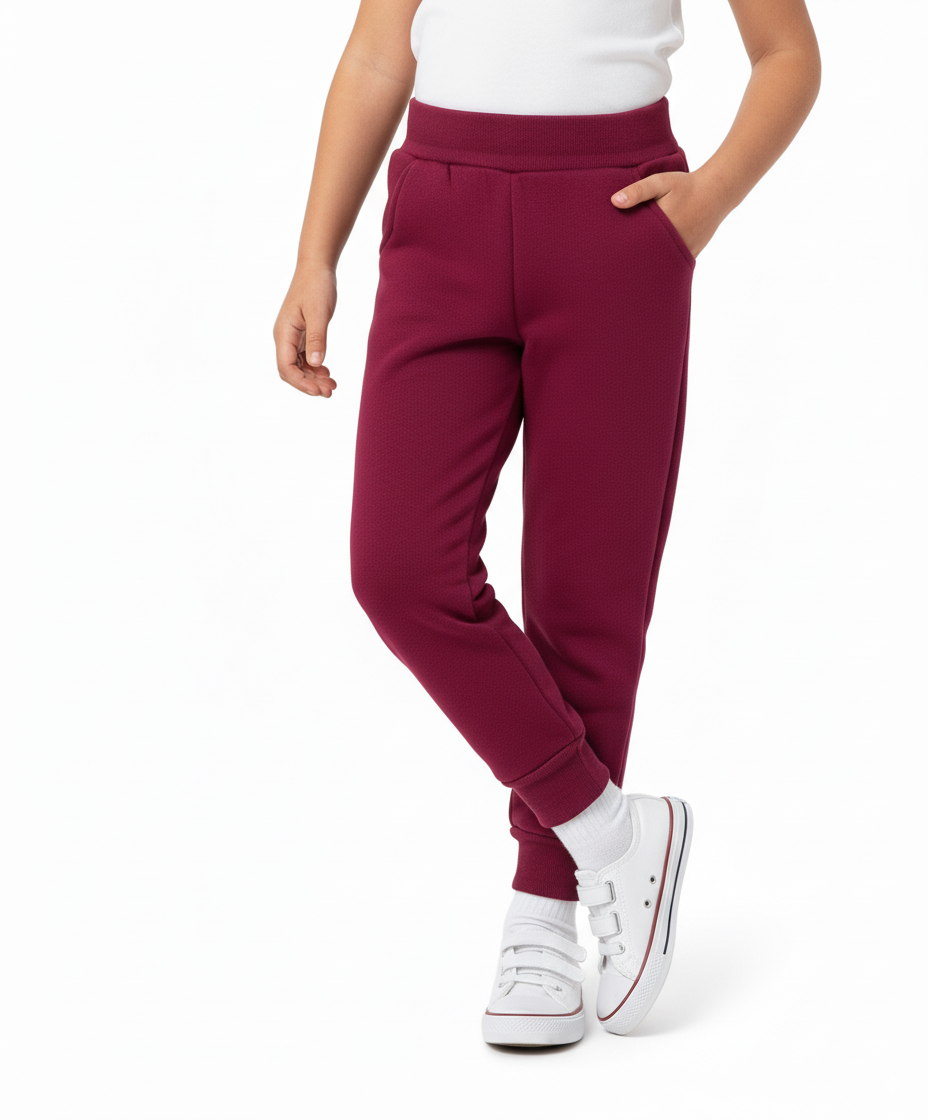 Fleece Joggers Burgundy (2/3-16) $6.00 per piece-Unisex GUF21
