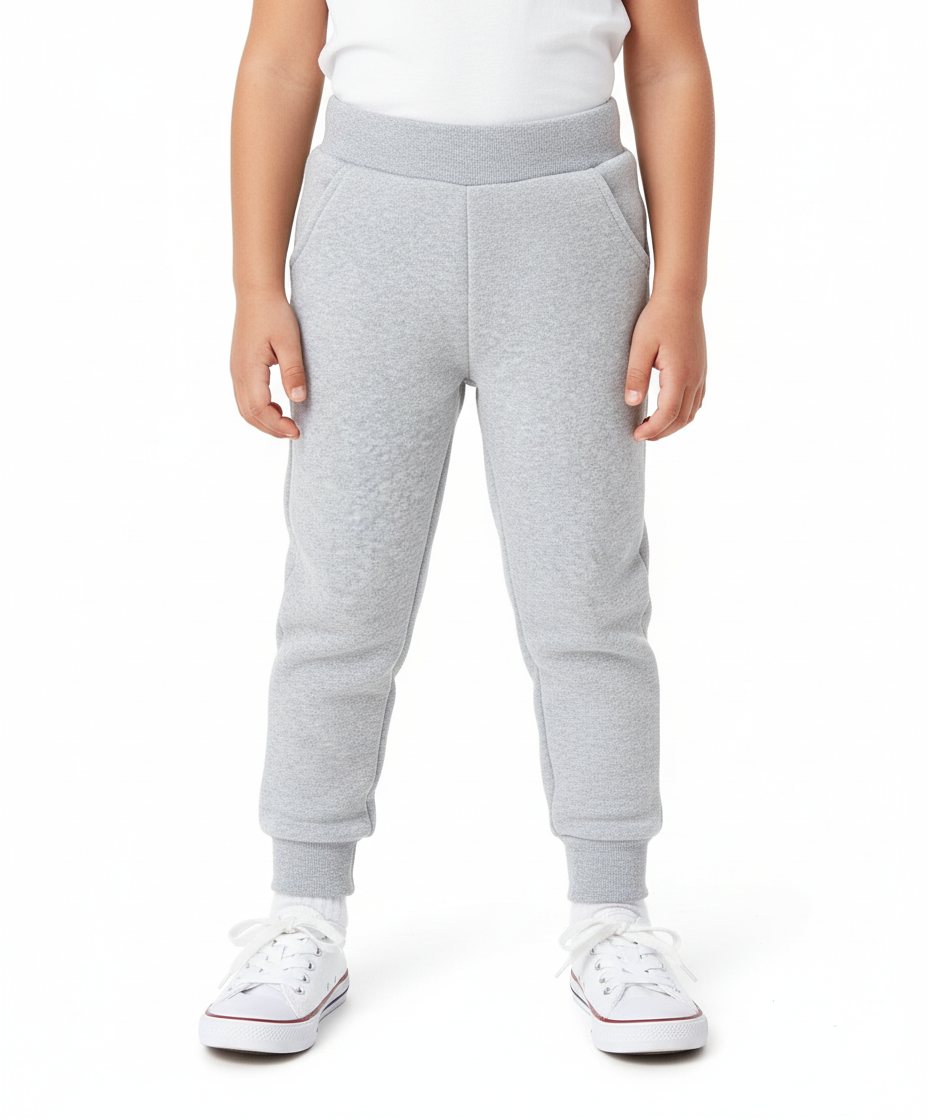 Fleece Joggers L. Grey (2/3-16) $6.00 per piece-Unisex GUF21