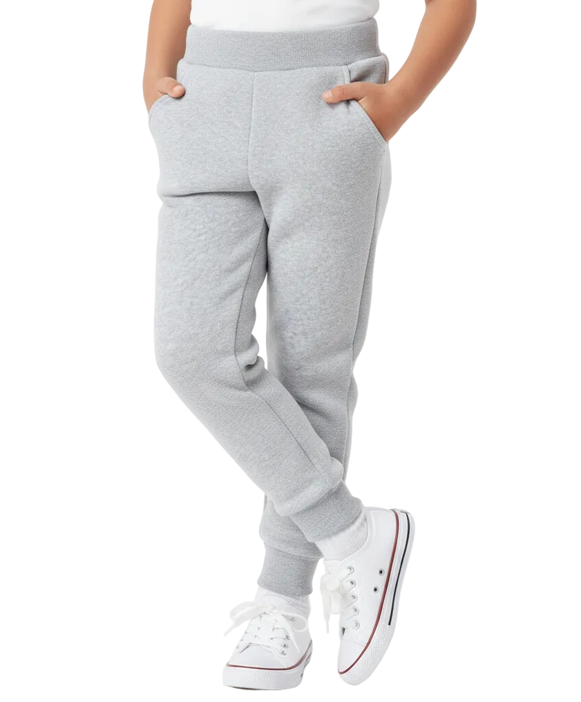 Unisex Premium Fleece Joggers L. Grey (2/3-16) $6.00 per piece-Unisex GUF21