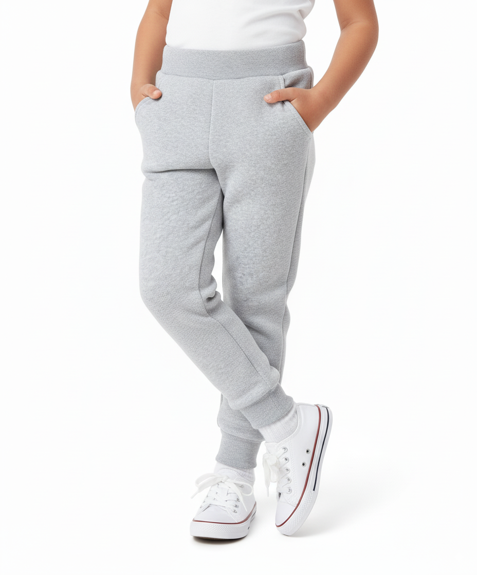 Fleece Joggers L. Grey (2/3-16) $6.00 per piece-Unisex GUF21
