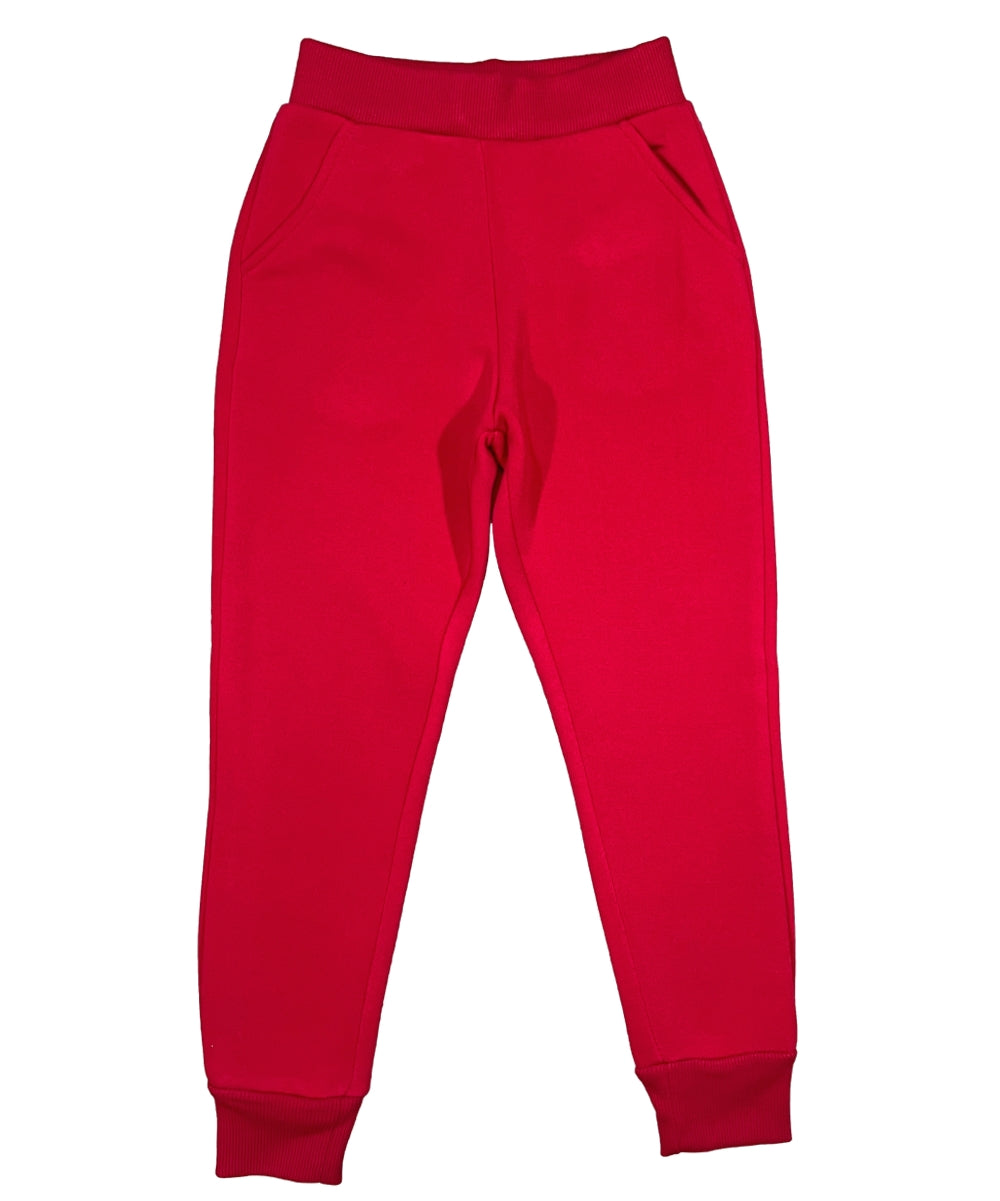 Fleece Joggers Red (2/3-16) $6.00 per piece-Unisex GUF21