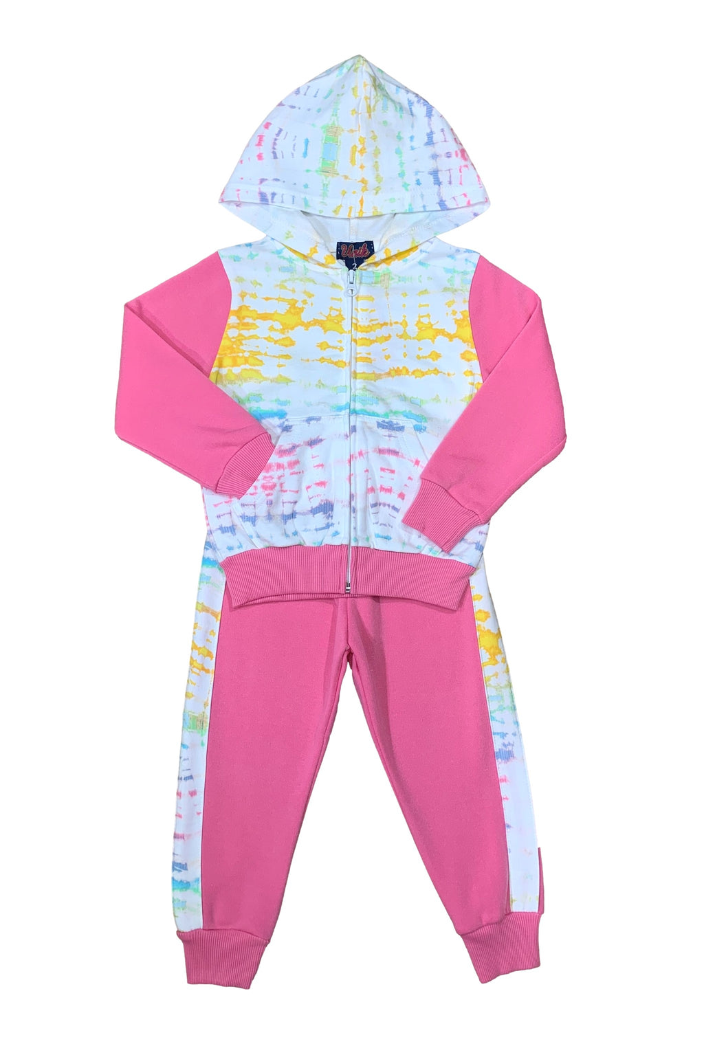 Girls Tie Dye Light Weight Tracksuit 12m-24m ($6) 2-4 ($6) 5-8 ($6) 10-14 ($6) Per GW2109