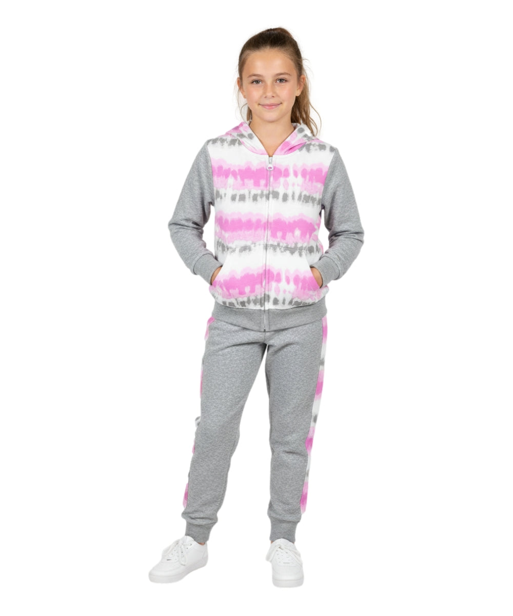 Girls Tie Dye Light Weight Tracksuit 12m-24m ($6) 2-4 ($6) 5-8 ($6) 10-14 ($6) Per GW2109