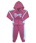 Girl Princess Fleece Tracksuit - Plum (2-4) (10-14) $10.00 Per Set. GW2317