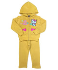 Girls Love Kitty  Sporty Tracksuit with 2 front pockets (5-8) $10 and (10-14) $11 per set