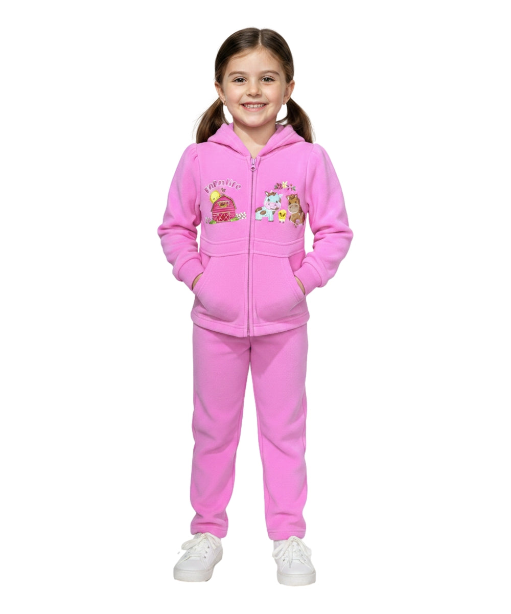 Girls Farm Life Embroidered Fleece Sets   (2-4) $10 (5-8) 11 and (10-14) $12 per set GW2425