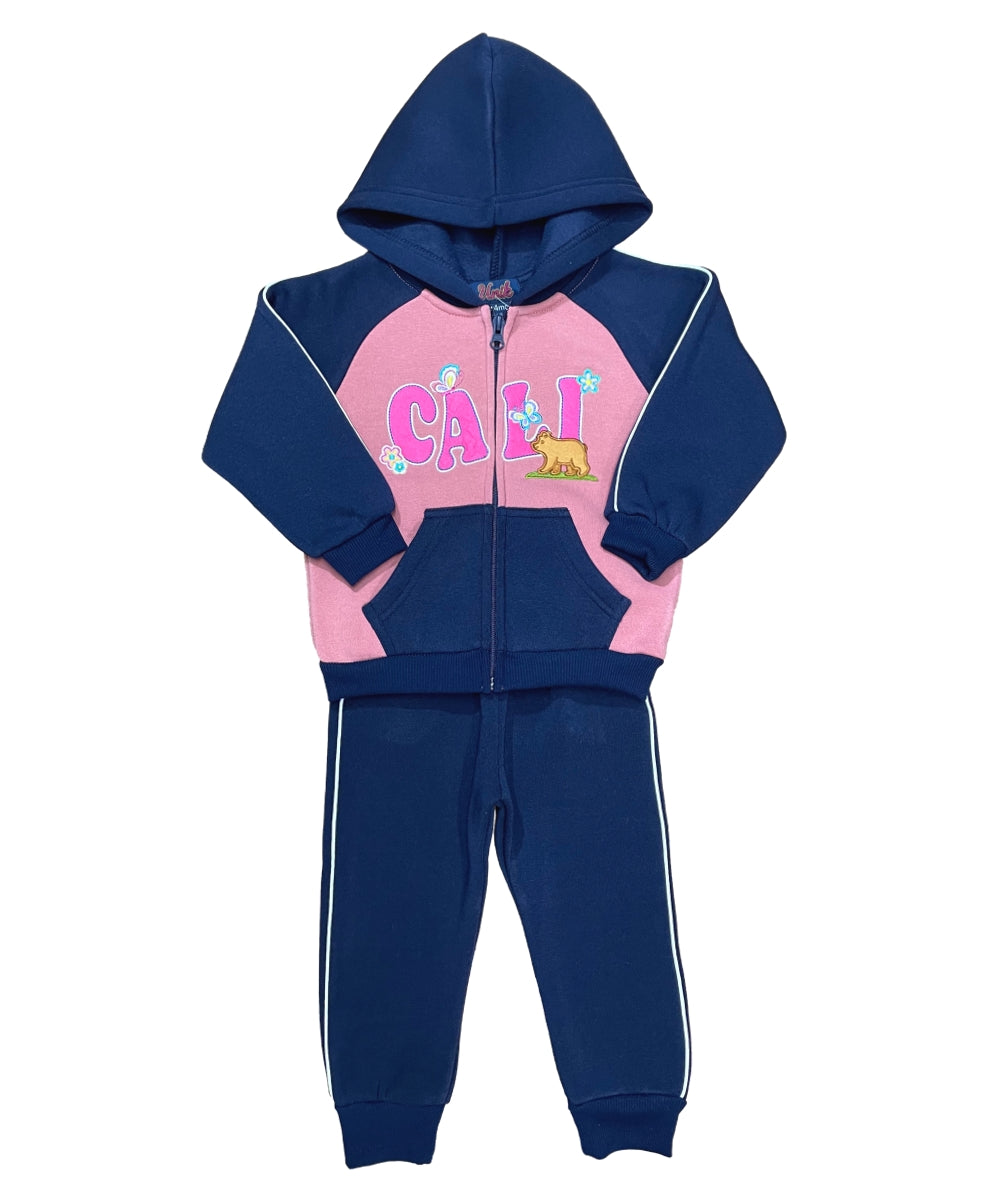 CALI Girl Tracksuit 12M-24M ($9) 2-4 ($10) 5-8 ($11) 10-14 ($12) Per set. GW2428