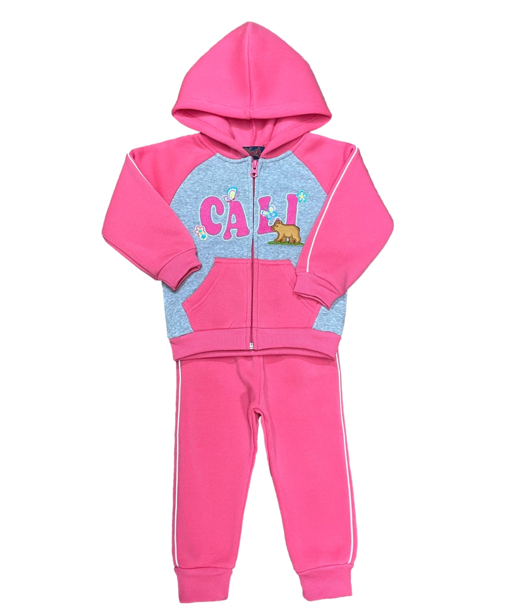 CALI Girl Tracksuit 12M-24M ($9) 2-4 ($10) 5-8 ($11) 10-14 ($12) Per set. GW2428