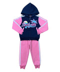 Girl Los Angeles Fleece Tracksuit - Navy  (12m-24m)$11.00 (2-4)$12.00 (5-8)$13.00 (10-14)$14.00 Per Set. GW2572