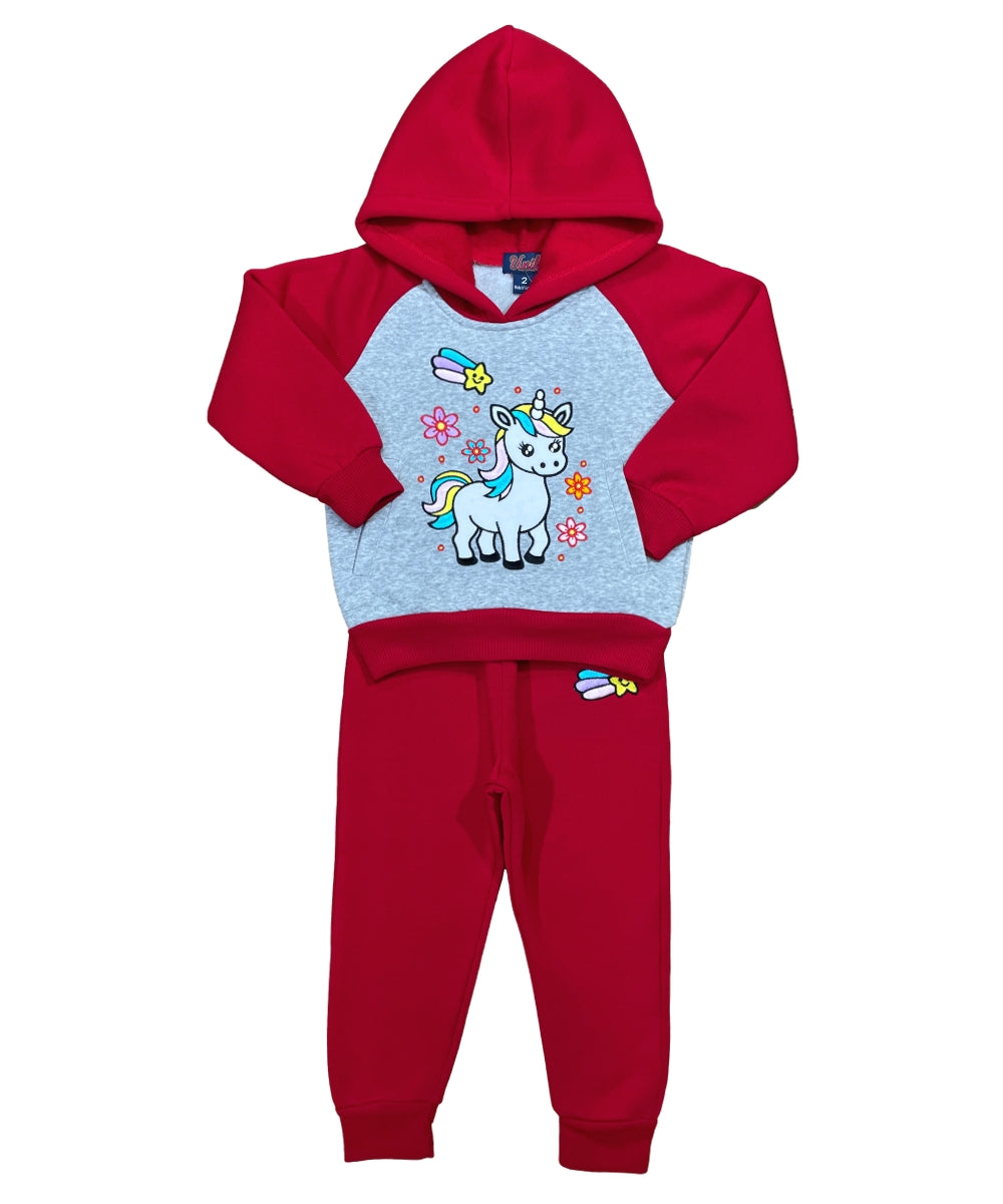 Unicorn Pull Over Tracksuit 12m-24m ($9) 2-4 ($10) 5-8 ($11) 10-14 ($12) Per set. GW2576