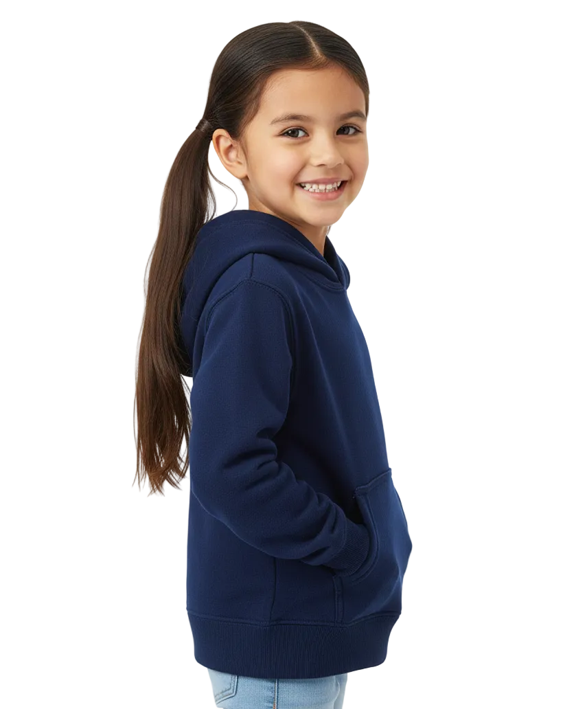 Fleece Classic Warm Pull Over Hoodie - Navy  (2/3-16) $7.50 Per Piece KP101