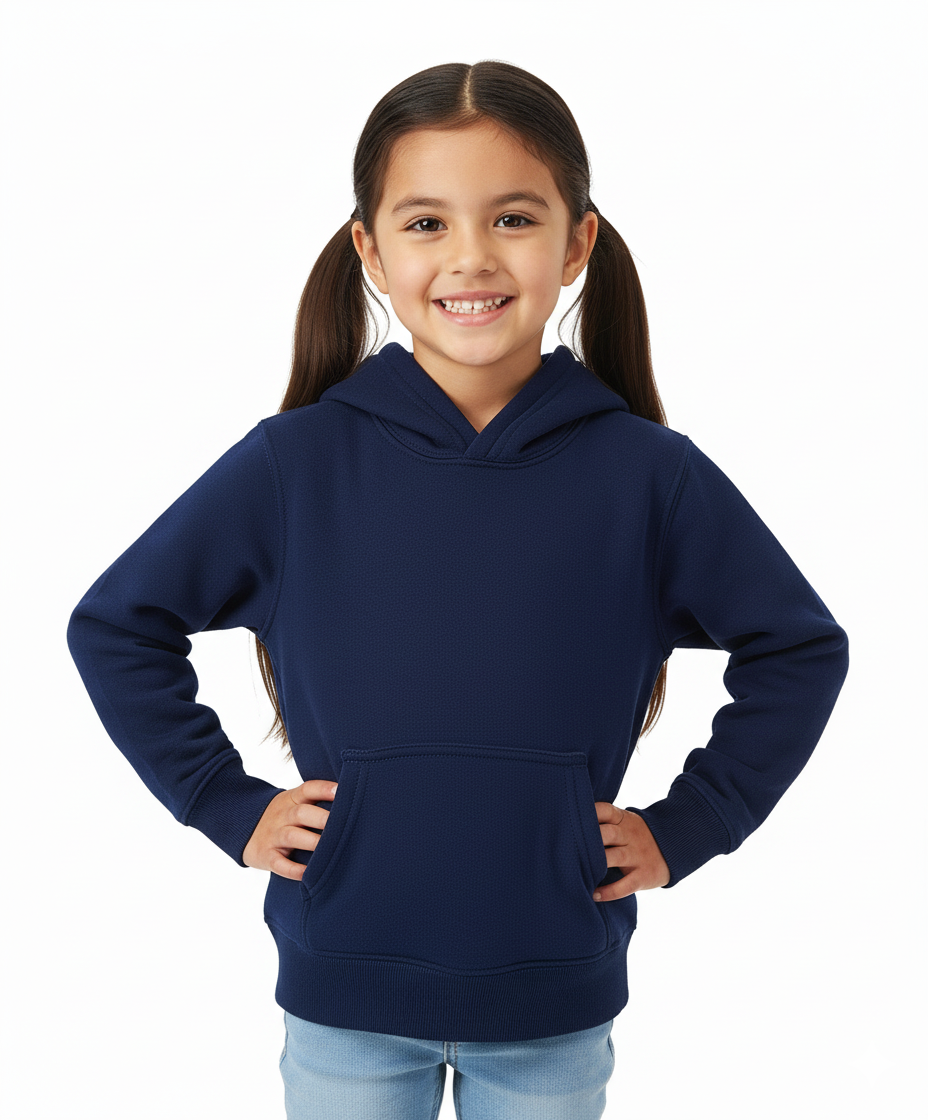 Fleece Hoodie - Navy Unisex (2/3-16) $7.50 Per Piece KP101