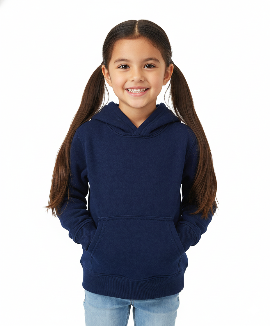 Fleece Hoodie - Navy Unisex (2/3-16) $7.50 Per Piece KP101