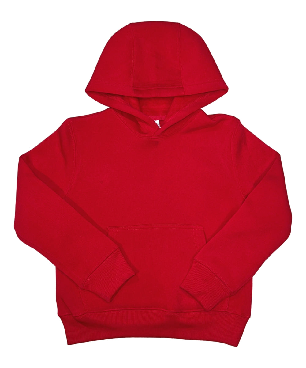Fleece Hoodie Red - Unisex (2/3-16) $7.50 Per Piece KP101