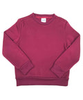 Fleece Crew Neck Burgundy - Unisex (4/5-16) $7.25 Per Piece KP102
