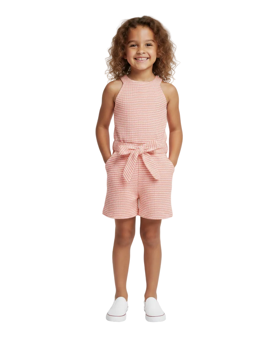 Girl Striped Romper  (5-8), (10-14) $6.00 Per Piece RP1979